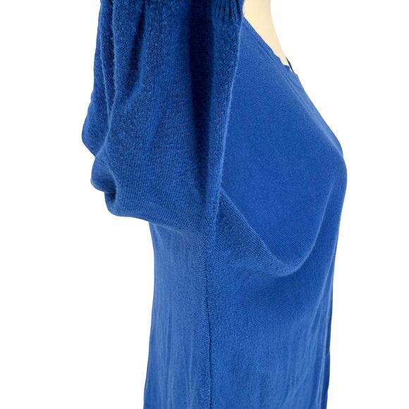 a.n.a A New Approach Pullover Sweater Women’s XL Blue Ribbed Knit 3/4 Sleeve GUC - Picture 10 of 14